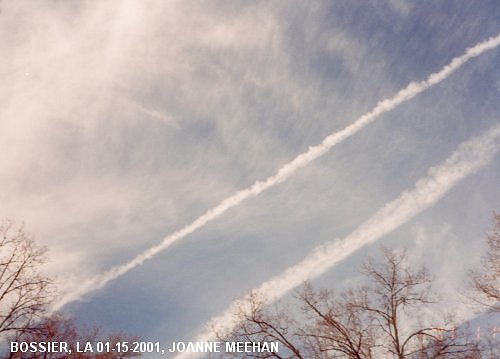 Bossier, LA chemtrails