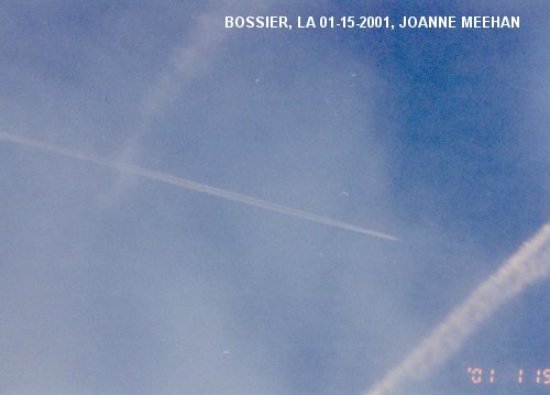 Bossier, LA chemtrails