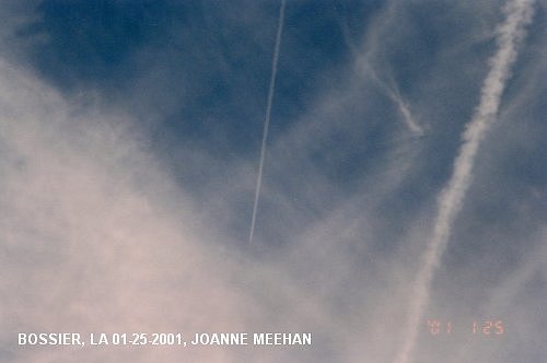 Bossier, LA chemtrails