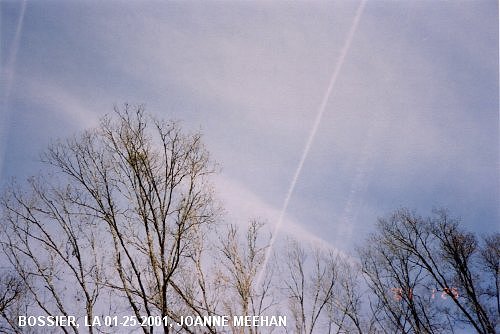 Bossier, LA chemtrails