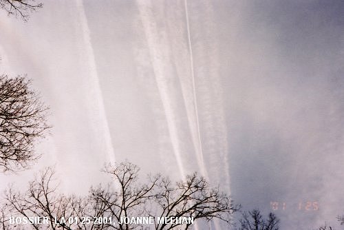 Bossier, LA chemtrails