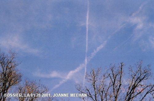 Bossier, LA chemtrails