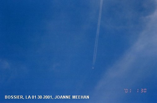 Bossier, LA chemtrails
