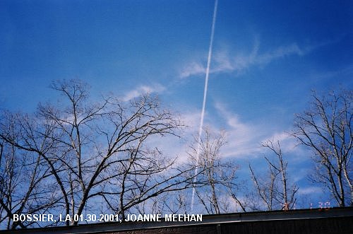 Bossier, LA chemtrails