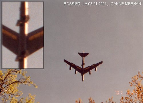 Sprayings over Bossier, LA on 03-21-2001