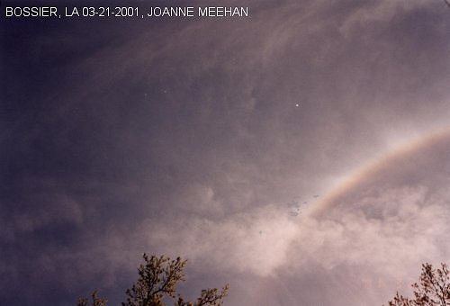 Sprayings over Bossier, LA on 03-21-2001