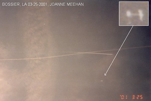 Sprayings over Bossier, LA on 03-25-2001