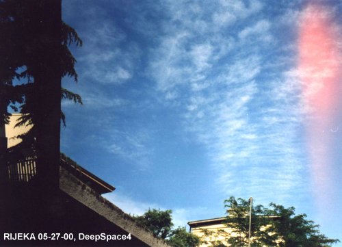 Chemtrails over Rijeka, Croatia on 05-27-00