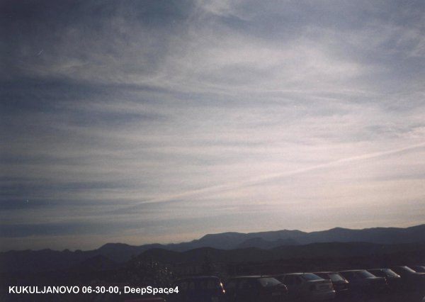 Chemtrails over Kukuljanovo, Croatia on 06-30-00
