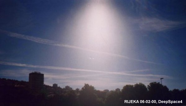 Chemtrails over Rijeka, Croatia on 06-02-00
