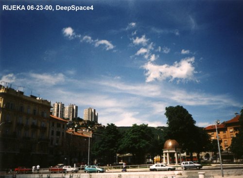 Chemtrails over Rijeka Croatia on 06-23-00