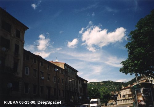 Chemtrails over Rijeka Croatia on 06-23-00