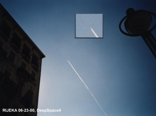 Chemtrails over Rijeka Croatia on 06-23-00