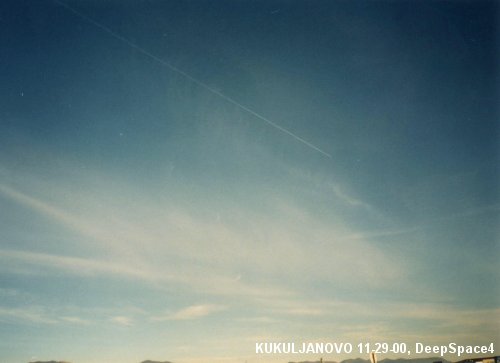 Chemtrail sprayings over Kukuljanovo near Rijeka, Croatia, on 11-29-2000