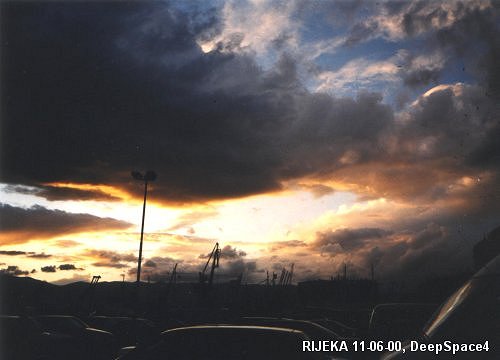Chemtrail sprayings over Rijeka, Croatia, on 11-06-2000