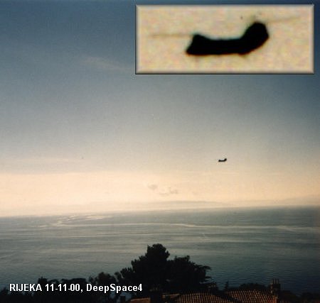 Chemtrail sprayings over Rijeka, Croatia, on 11-11-2000