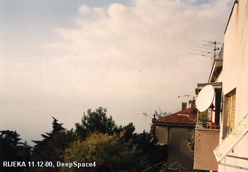 Chemtrail sprayings over Rijeka, Croatia, on 11-12-2000
